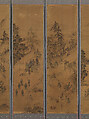 Scenes from the cycle of life, Ten-panel screen; ink an color on paper, Korea